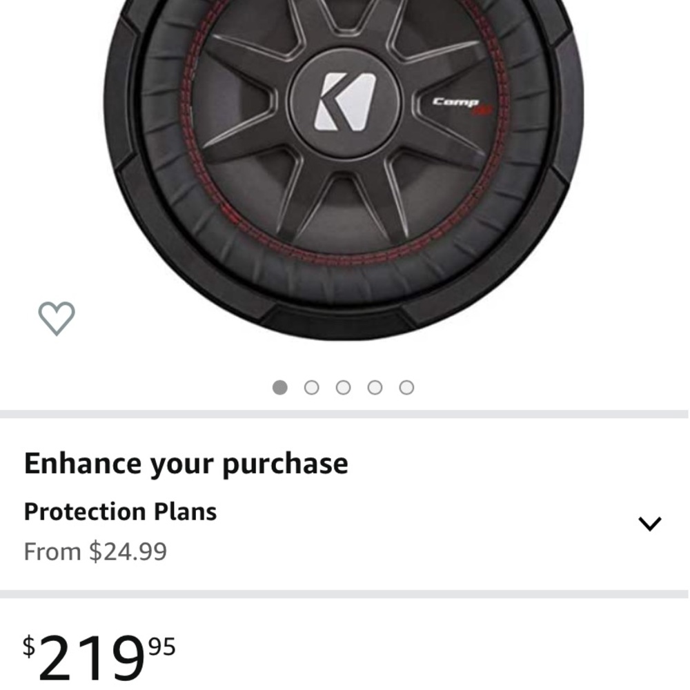 Kicker Comp R 12” subwoofer price negotiable